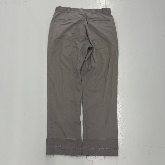 Vintage 60s Grey Sanforized Workwear Chinos 32x30 - Picture 4 of 5